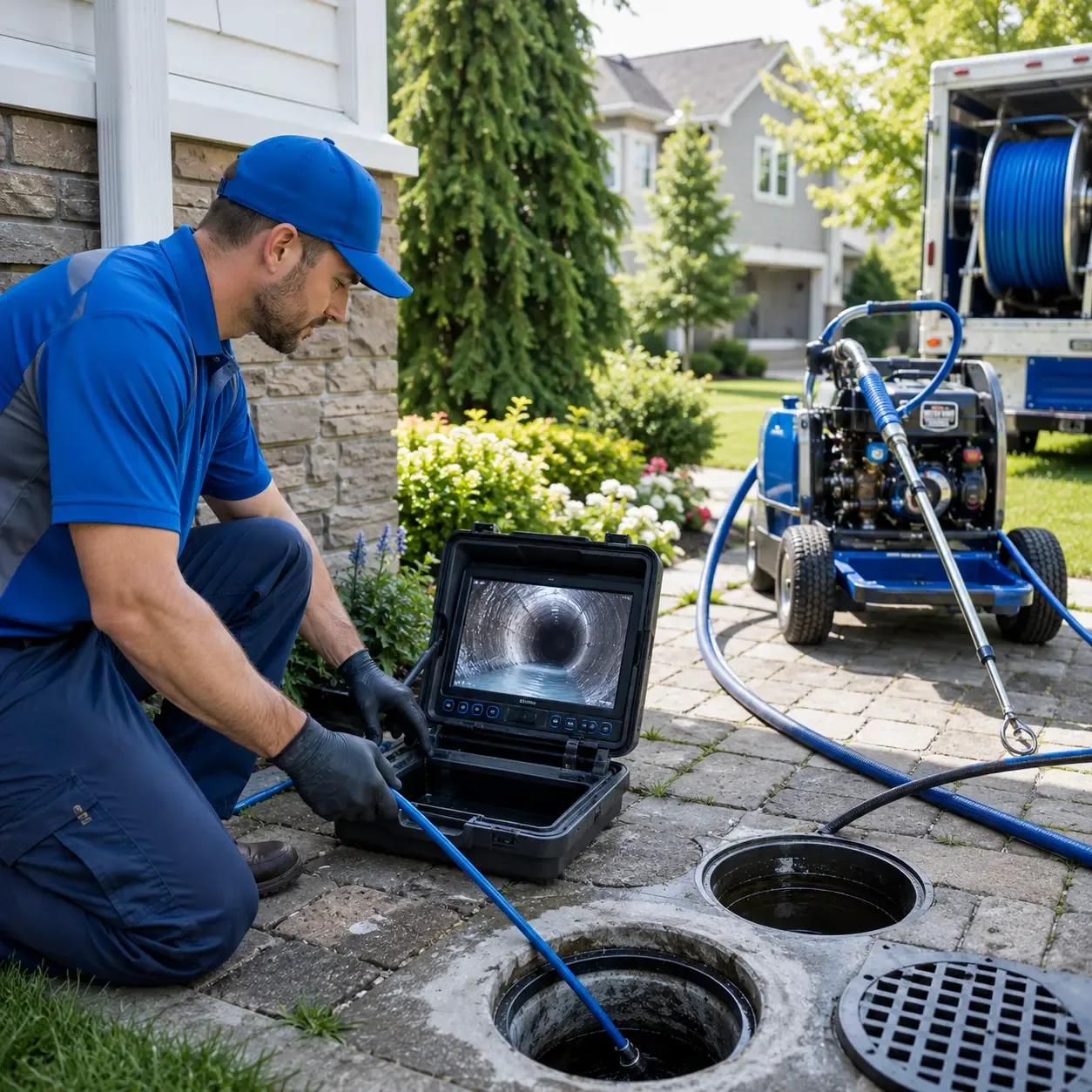 Outdoor drain cleaning professionals serving Marcella, AR